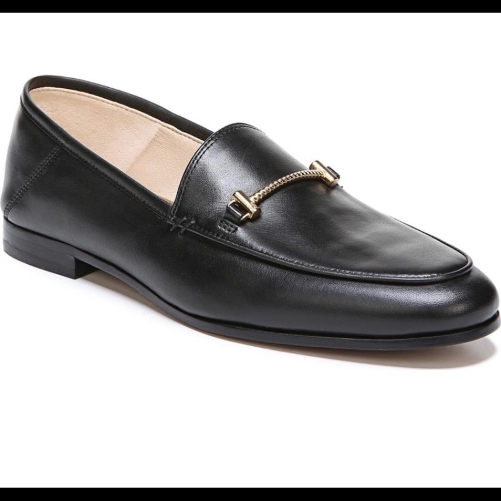 Sam Edelman black leather loafers